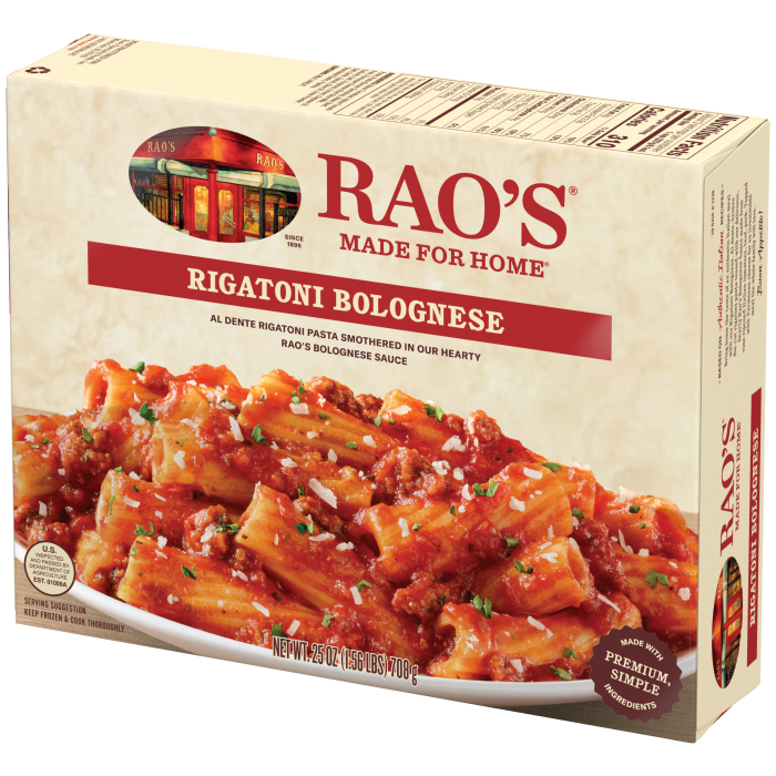 Rigatoni Bolognese Frozen Meal, 25 oz - Right angle Image