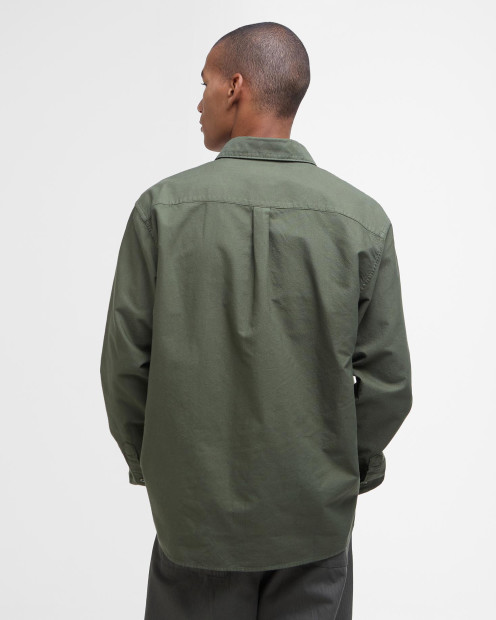 Garment Dyed Oxford Relaxed Long-Sleeved Shirt Light Sage