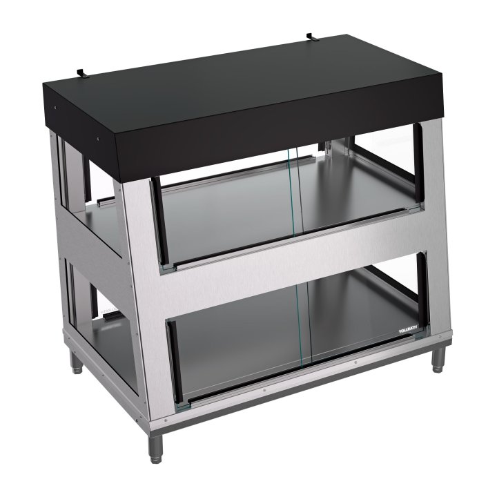 42-inch-wide 208-240-volt 3-pan humidity-controlled hot food display case