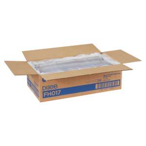 Dixie, Heavy-weight Polystyrene Disposable Plastic Forks, Clear