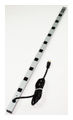 Power Strip 10 Outlet (10) 5-20R NEMA 5-20P 6ft. Cord 15ft. Cord 600V 20A CabinetMate Plug-In Outlet Center®Grey