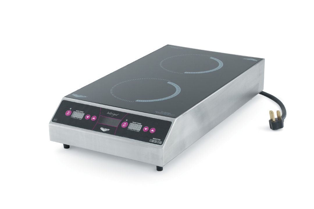 Vollrath 69507 - Ultra-Series Dual-Hob Induction Range, 15.87