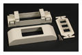 Device Bracket and Frame Fitting Steel Ivory 2-1/16 in. O.D. 6 in. L
