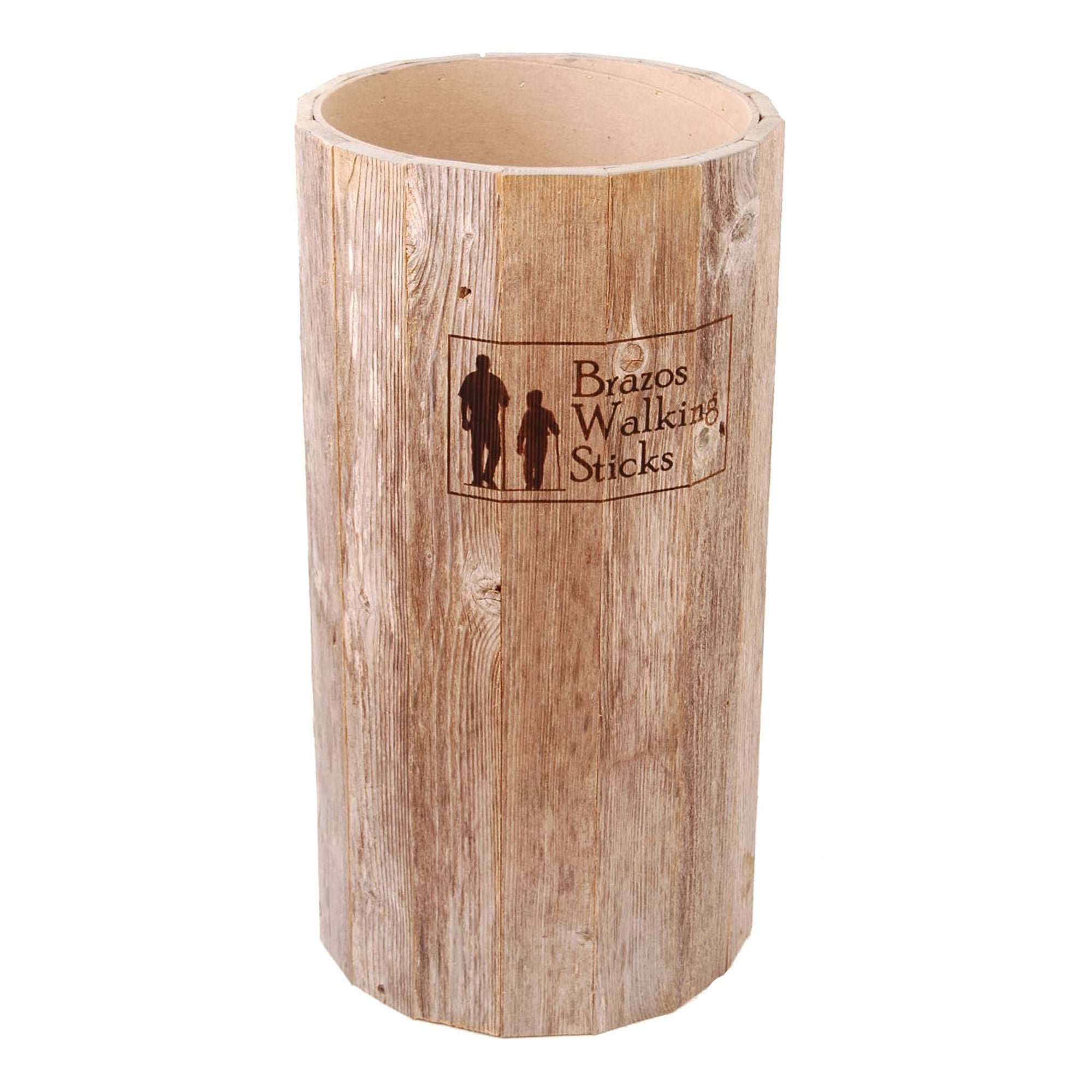 Brazos™ Round Barnwood Display Stand