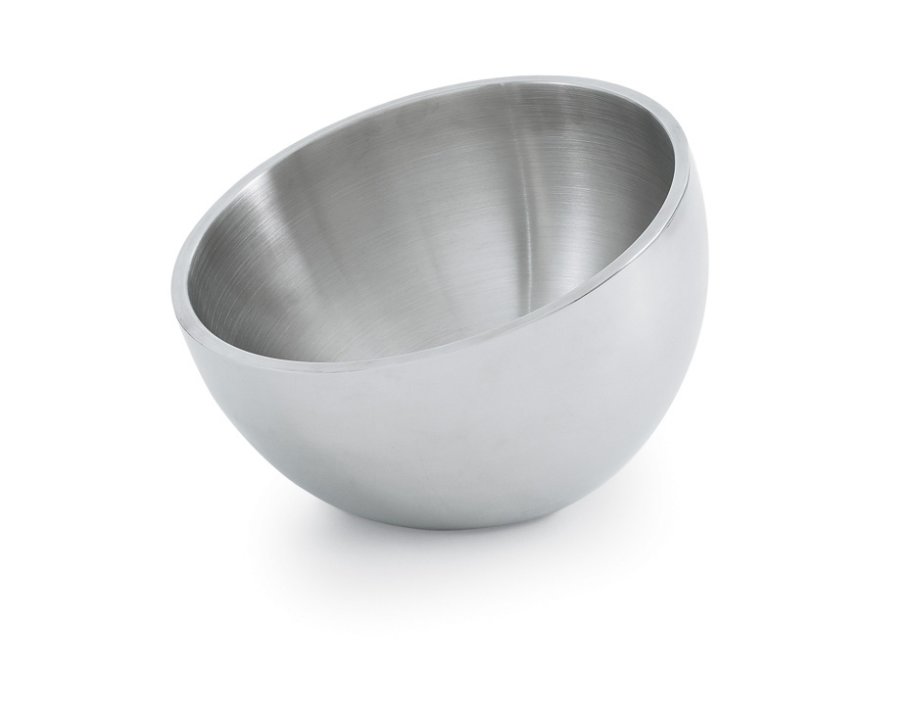 Double-Wall Angled Insulated Display Bowls