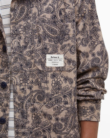 Brignall Cord Overshirt Stone