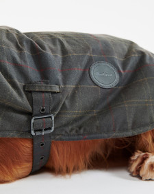 Tartan Waxed Dog Coat 
