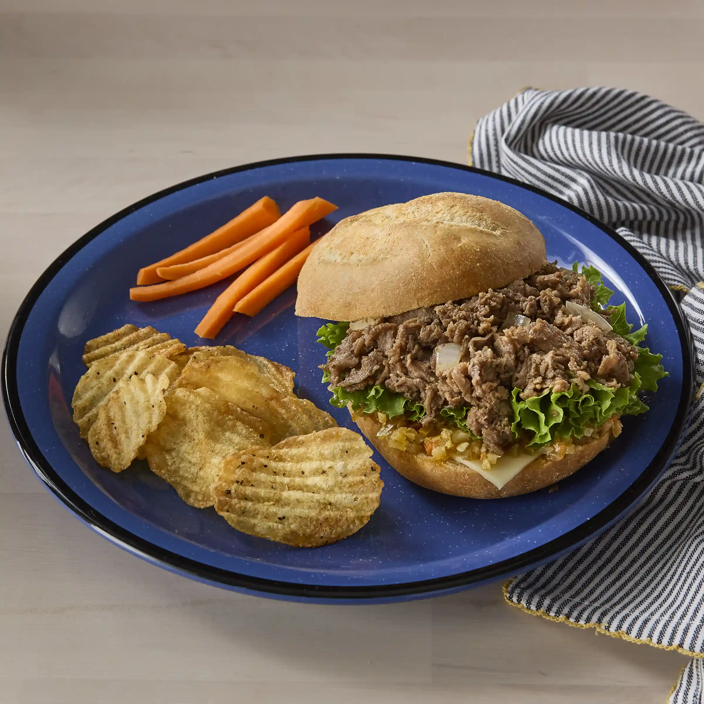 Steak EZE® Sliced and Shaped Beef Philly Breakaway® Steak _image_1