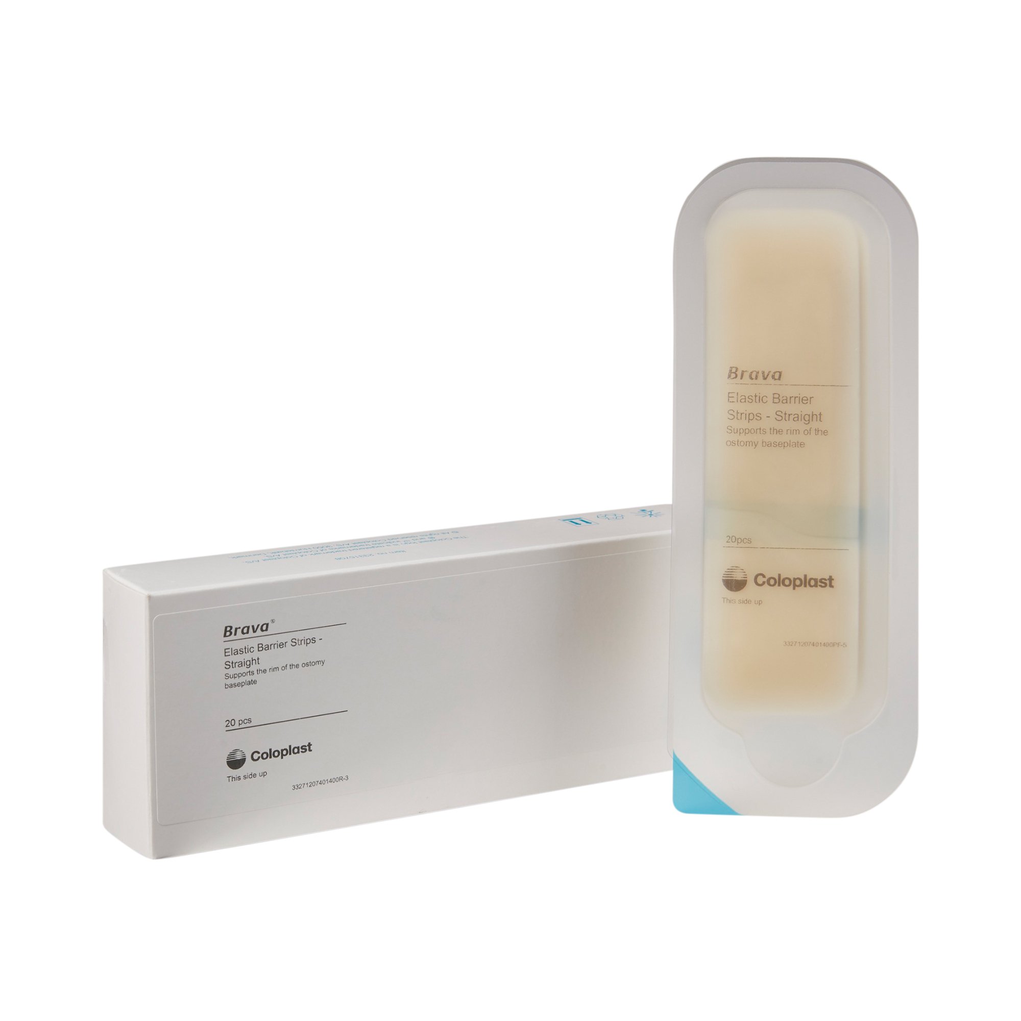 Coloplast Ostomy Elastic Barrier Strips, Straight MK 931145