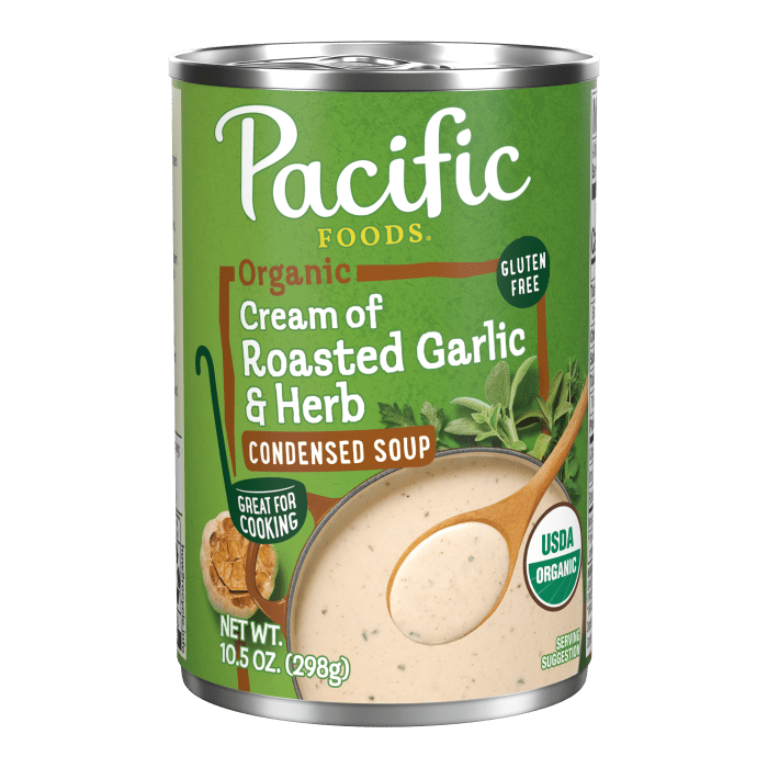 Cream of Roasted Garlic and Herb Soup