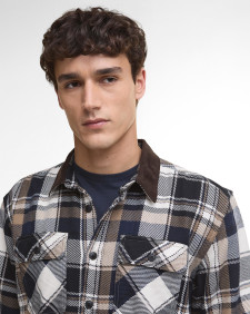 Grasmoor Relaxed Long-Sleeved Shirt Navy