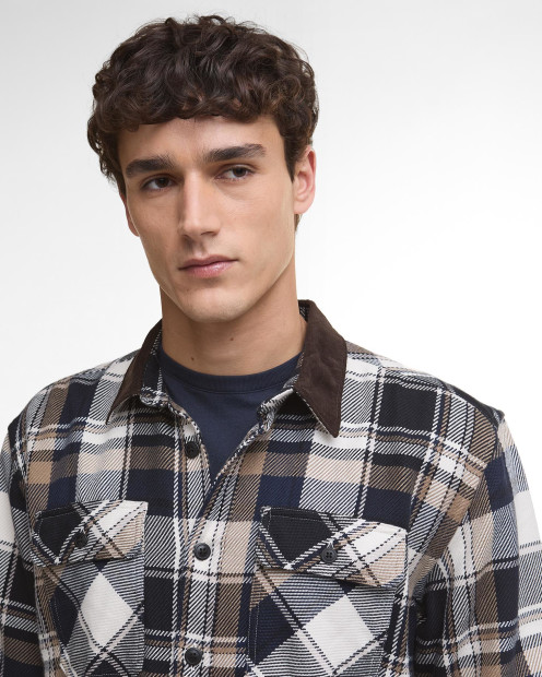 Camicia Grasmoor a maniche lunghe dalla vestibilità comoda Navy