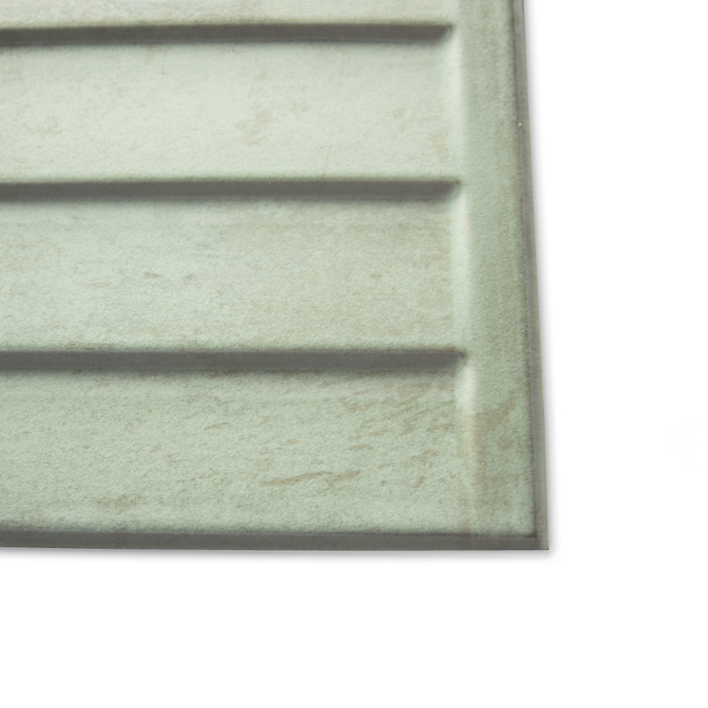 Habanera Decor Verde 11-7/8 in. x 35-1/2 in. Ceramic Wall Tile