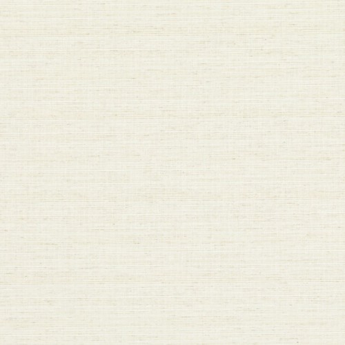 Beige woven-texture wallpaper with subtle horizontal threads covering the entire frame, lying flat and evenly lit, presenting a neutral, softly textured background suitable for interiors.