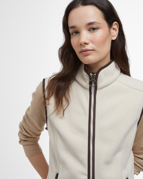Country Colton Fleece Gilet Pearl
