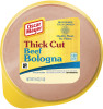 Oscar Mayer Red Rind Thick Cut Beef Bologna, 16 oz image