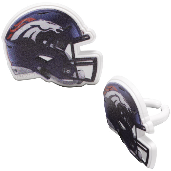 NFL Team Helmet Cupcake Rings