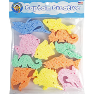 Super Sponges Sea Life Pack, 8 Pieces