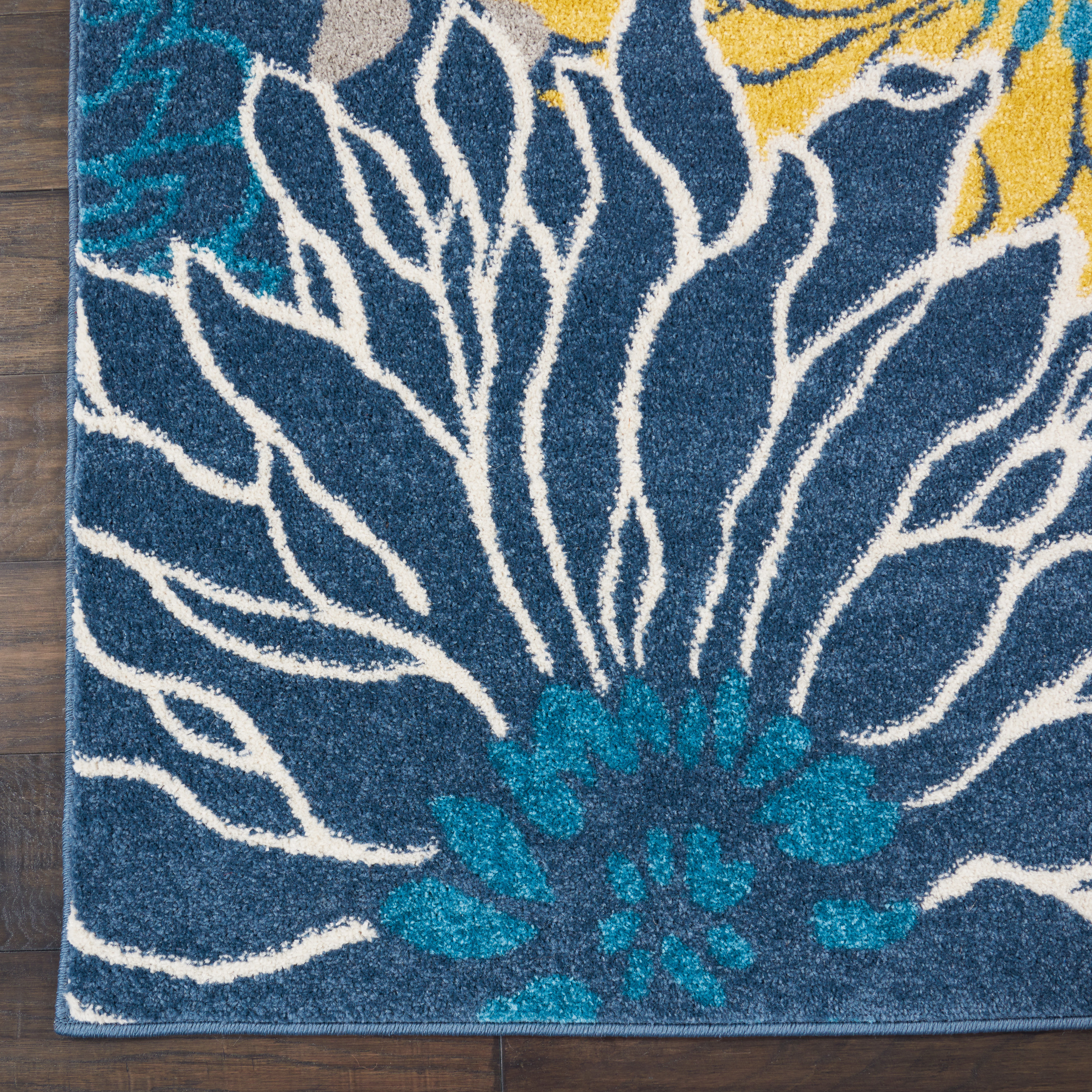 Nourison Passion 9' x 12' Blue Contemporary Indoor Rug