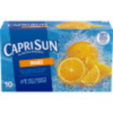 Capri Sun Orange Flavored Juice Drink Blend, 10 ct Box, 6 fl oz Pouches