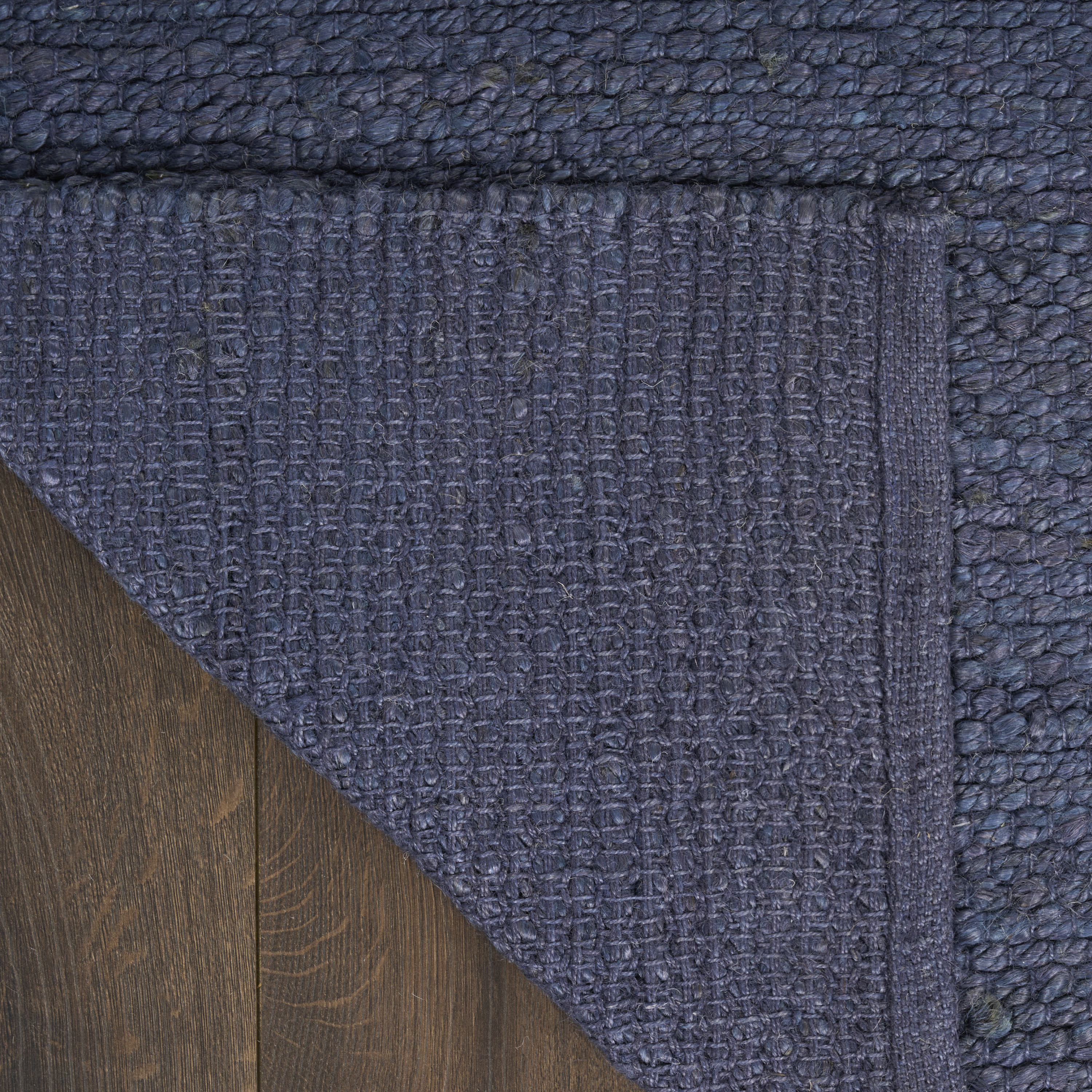 Nourison Natural Jute 5' x 7' Navy Farmhouse Indoor Rug