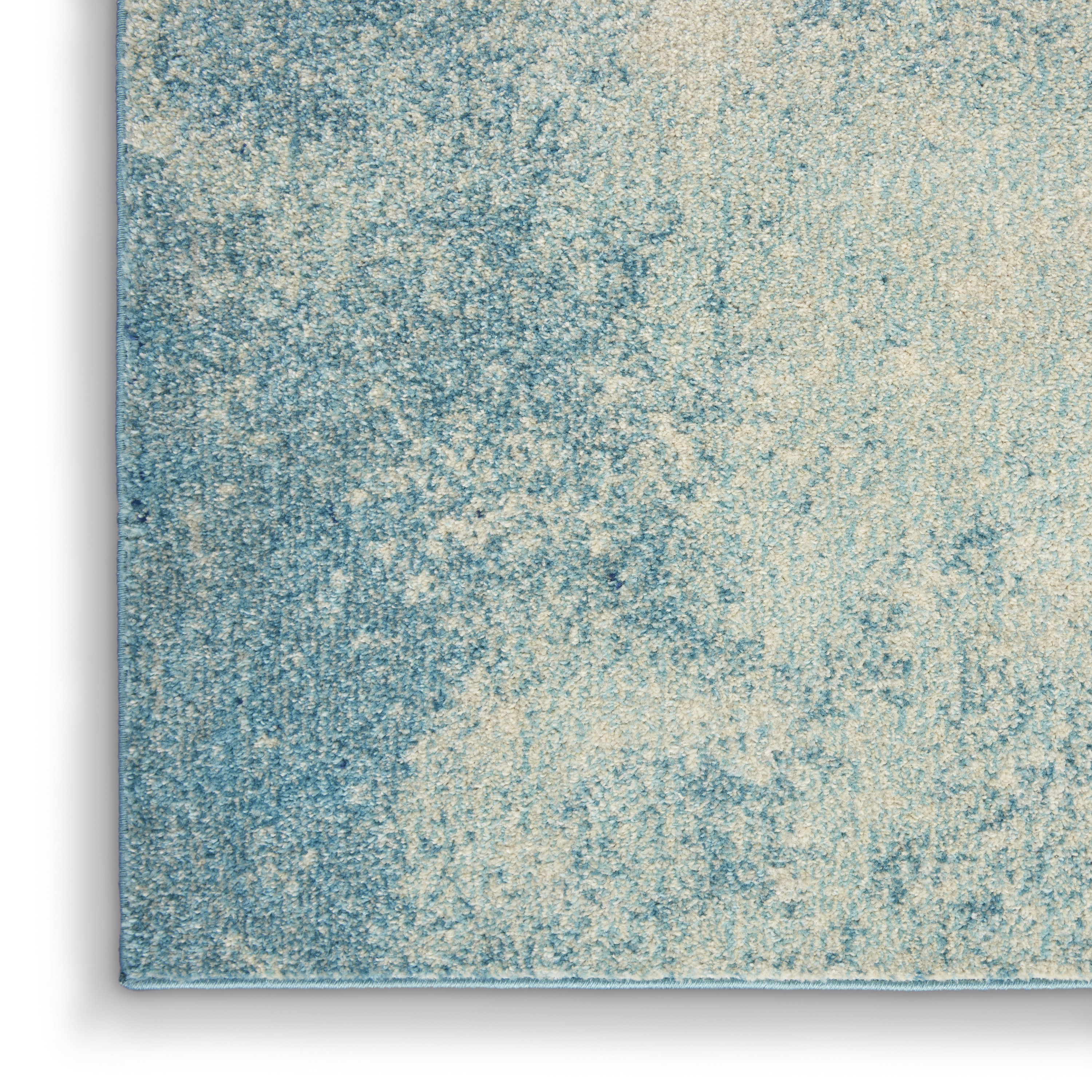 Nourison Passion 2'2" x 7'6" Navy Light Blue Modern Indoor Rug