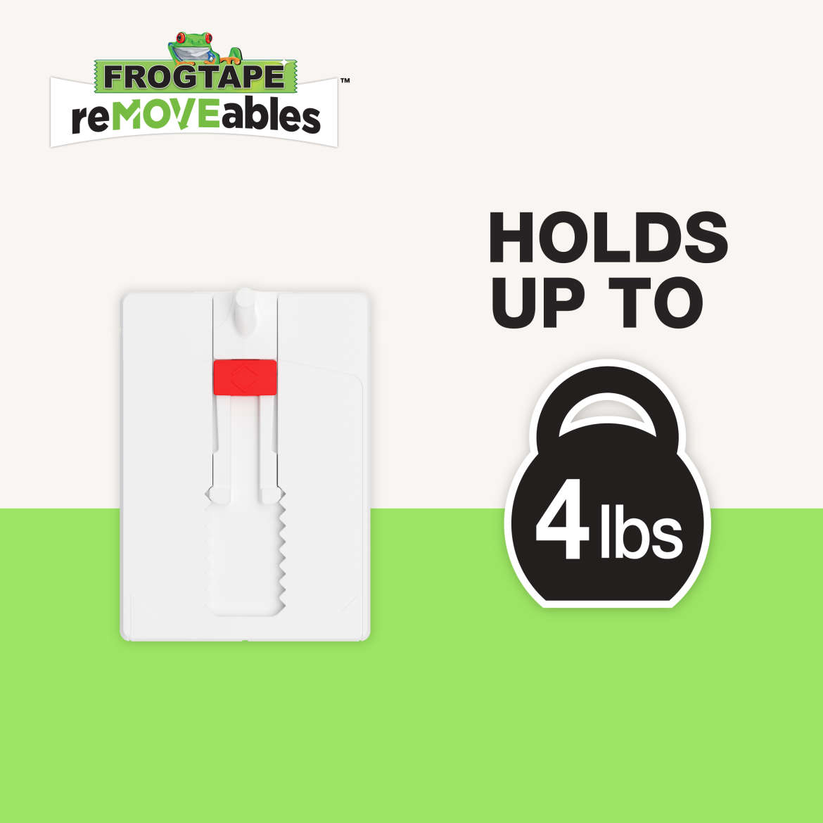 FrogTape reMOVEables™ Adjustable Picture Hanger Application Image 2