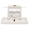 Rubbermaid Commercial, Baby Changing Station, Horizontal, Platinum