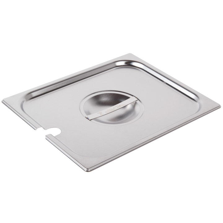 Half-size Super Pan V® slotted stainless steel cover