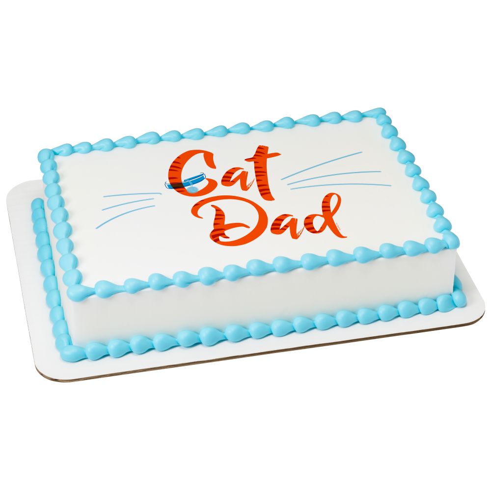 Image Cake Cat Dad