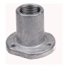 Red•Dot® Slab Insert, Die Cast Aluminum, Straight, Rigid/IMC Conduit, 1 in.