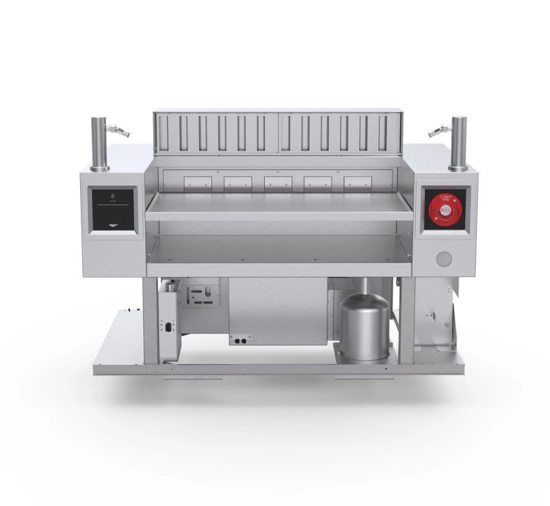 36-inch FlexVent™ versatile slide-in with downdraft vent and fire suppression system