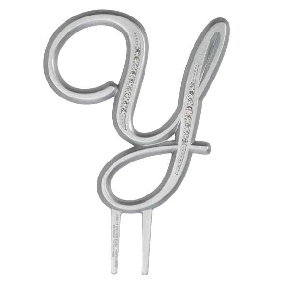 4.5" Y Diamond Letter Monogram