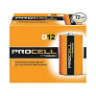 Duracell, Procell®, Alkaline D Batteries, 12/Box
