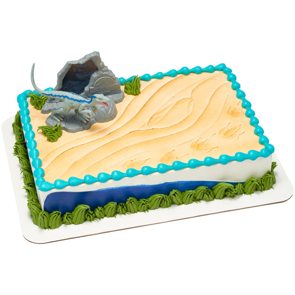 Image Cake Jurassic World Warning