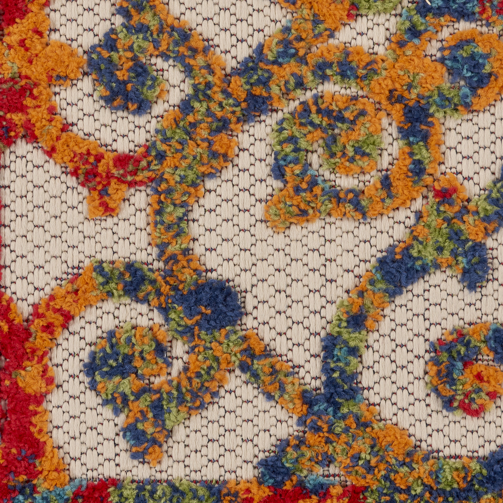 Nourison Aloha 2'3" x 10' Multicolor Contemporary Rug