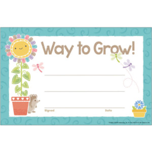 Way to Grow Good to Grow Recognition Award, Pack of 30