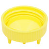 Traex® wide-mouth squeeze dispenser Tri Tip™ replacement cap in yellow