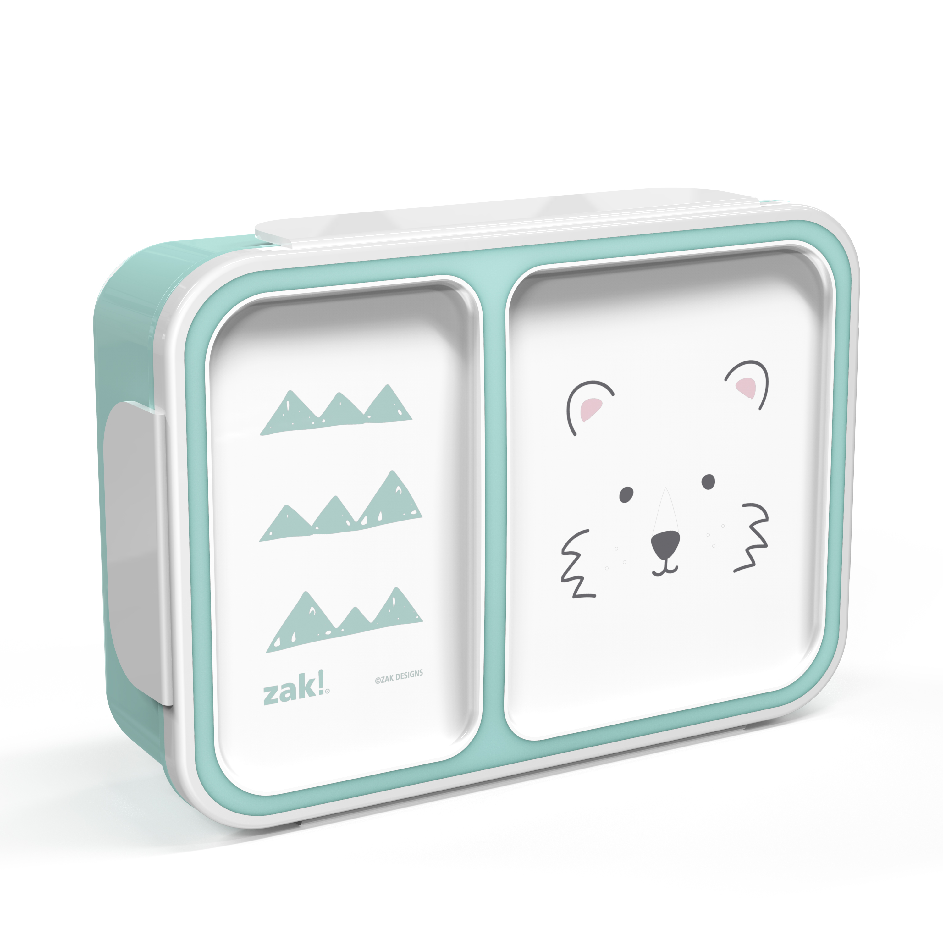 Soft Lines Dual-compartment Reusable Bento Box, Teddy Bears slideshow image 2 Soft Lines Dual-compartment Reusable Bento Box, Teddy Bears slideshow image 2