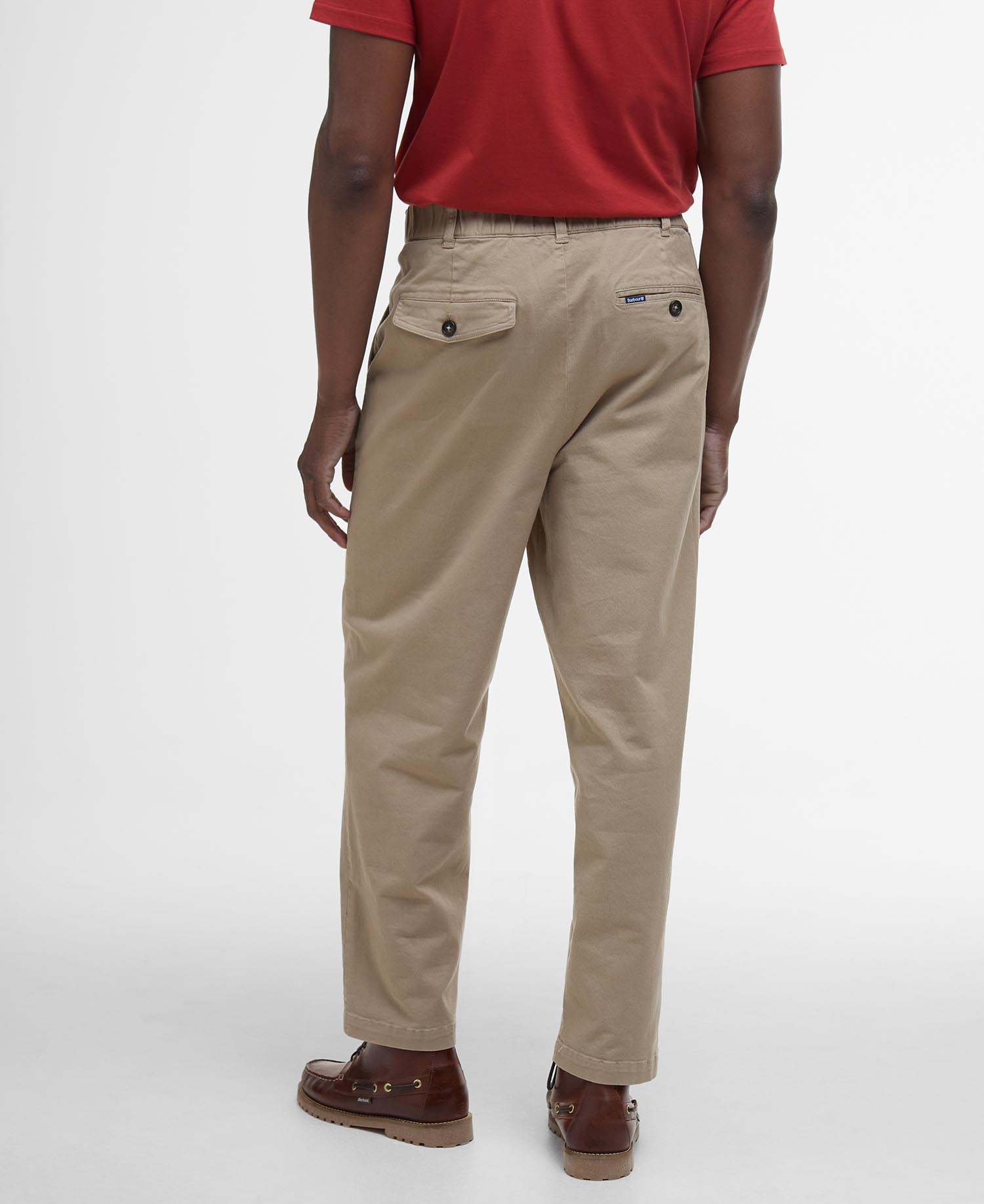 Washed Stretch Relaxed Trousers image number 2