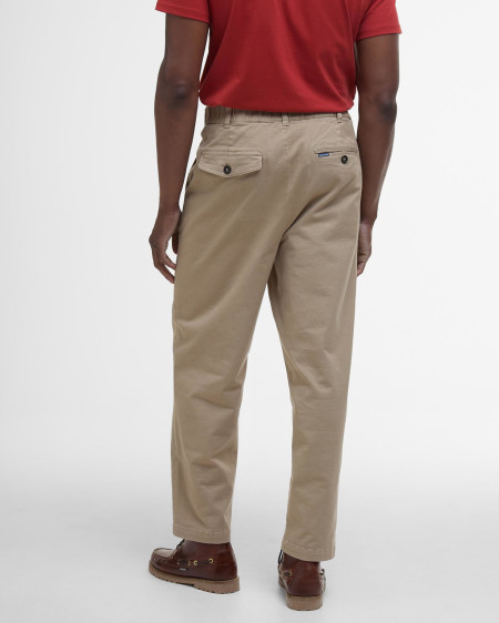 Washed Stretch Relaxed Trousers