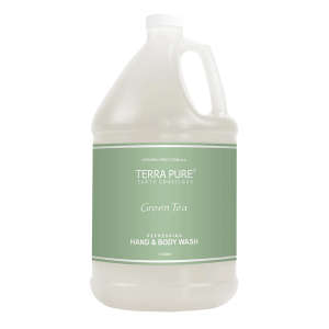 DHSGAL04DBGW128, Diversified Hospitality, Terra Pure, Terra Pure Green Tea Hand & Body Wash Lotion Soap,  1 gal Bottle