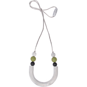 Silicone U Tube Style Teething Necklace