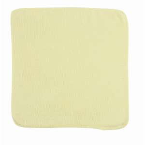 Rubbermaid Commercial, Light Duty, 12"x12", Microfiber, Yellow Cloth