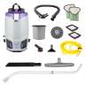 ProTeam, GoFit 6 PLUS w/ Xover Performance Telescoping Wand Tool Kit, 10", Backpack Vacuum