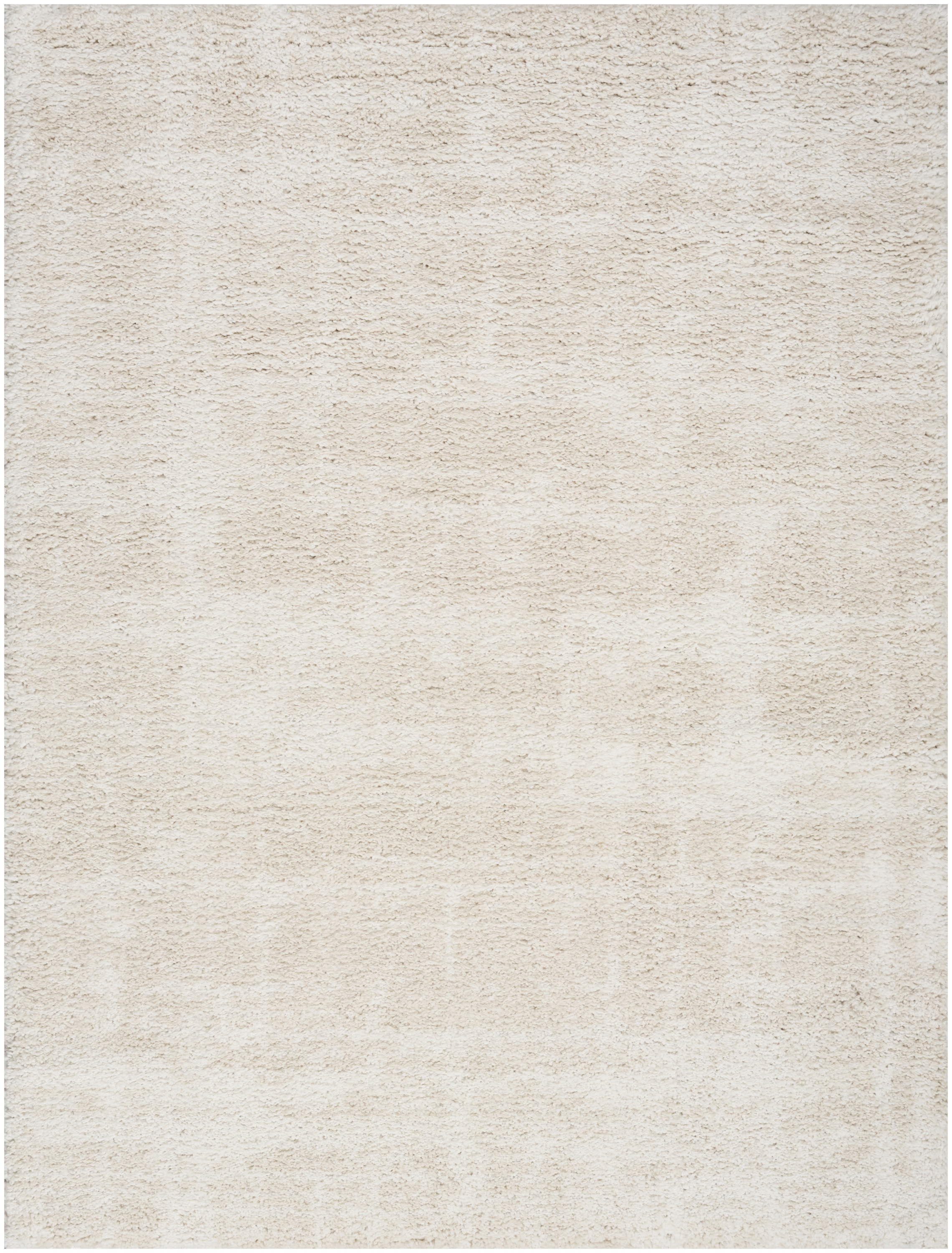 Nourison Modern Shag 7'10" x 9'10" Ivory Beige Modern Indoor Rug