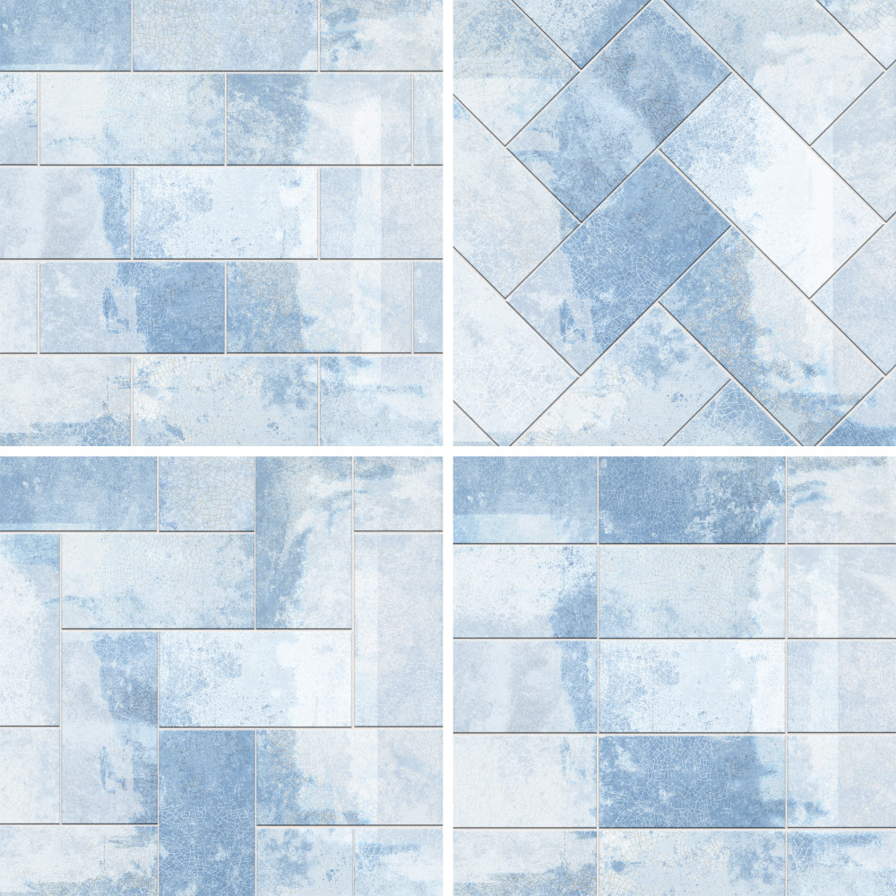 Myst Skyscape 4 in. x 8 in. Ceramic Wall Tile