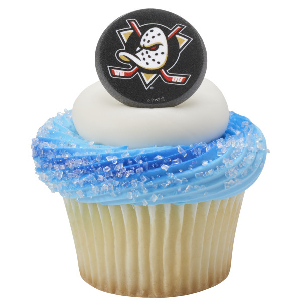 NHL® Team Puck Cupcake Rings
