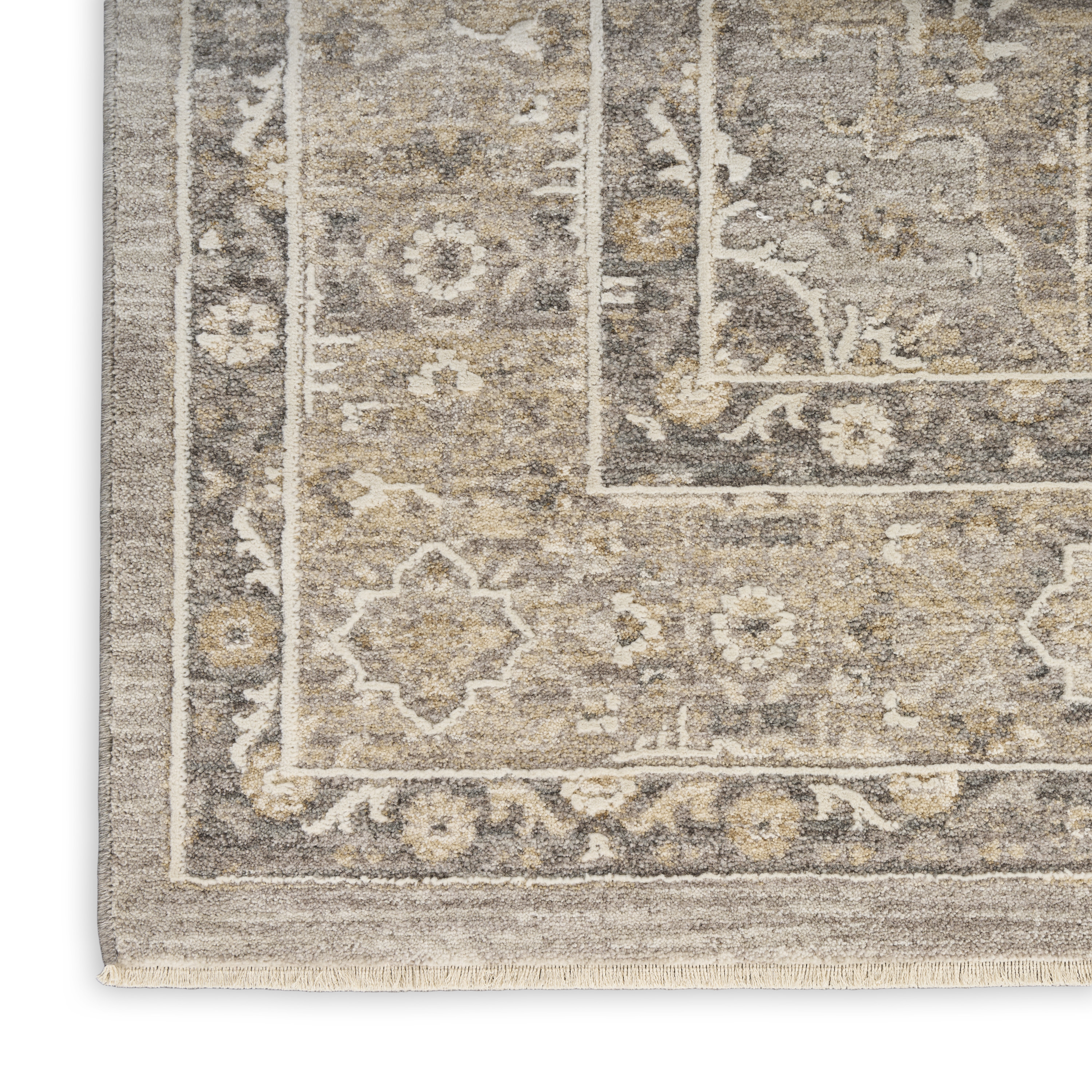 Nourison Retreat 9'6" x 13'2" Grey Vintage Indoor Rug