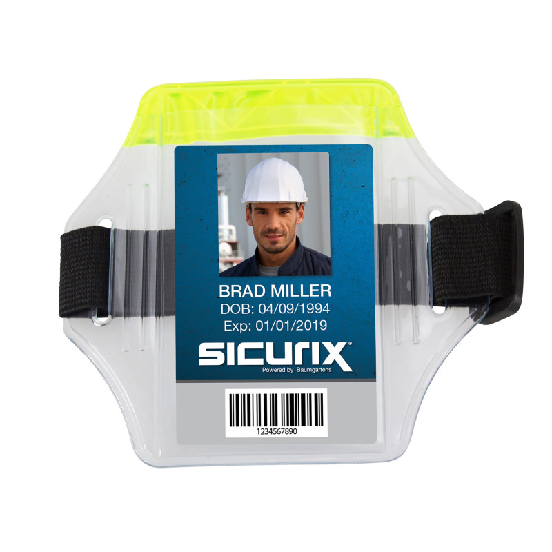Reflective Armband Badge Holder